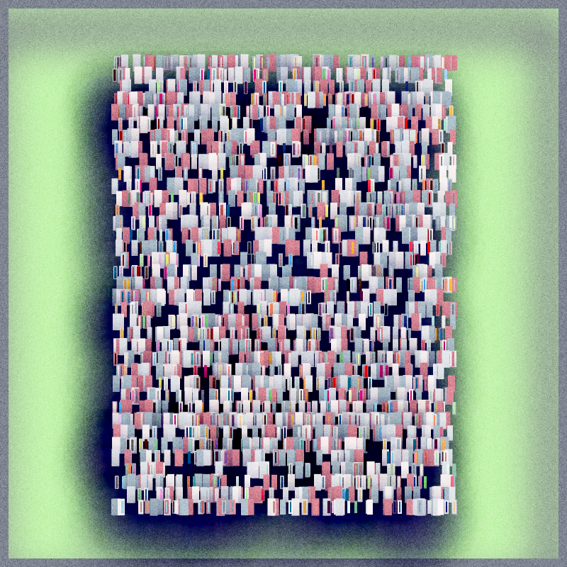 Floating Bookshelves #91 static NFT preview