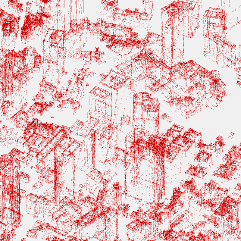 Algorithmic Drawing: Minato City Tokyo #75 static NFT preview