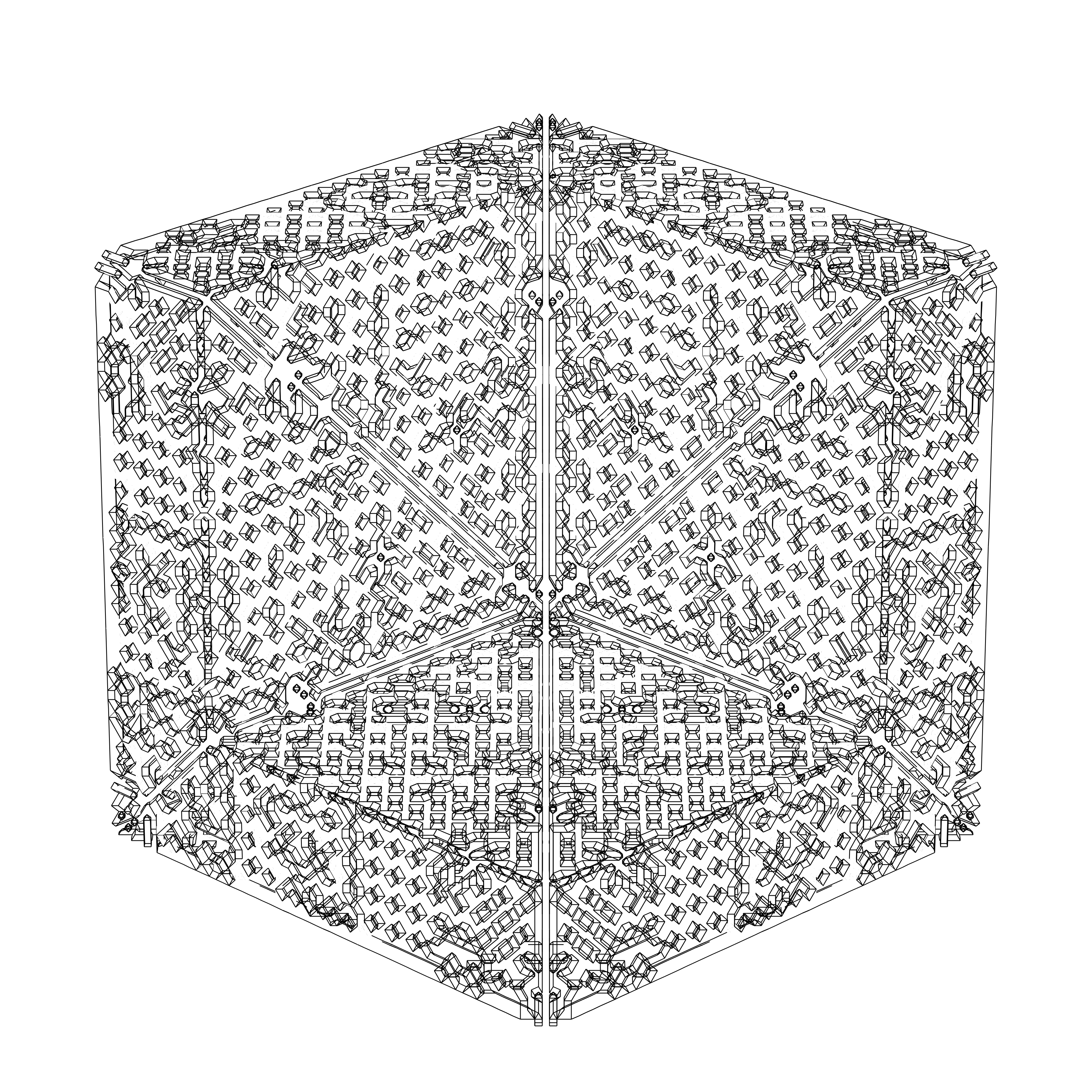 LL21 Alien Art Cube #309 static NFT preview