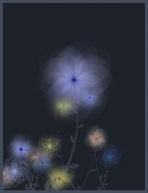Fairy flower pattern #26 static token preview