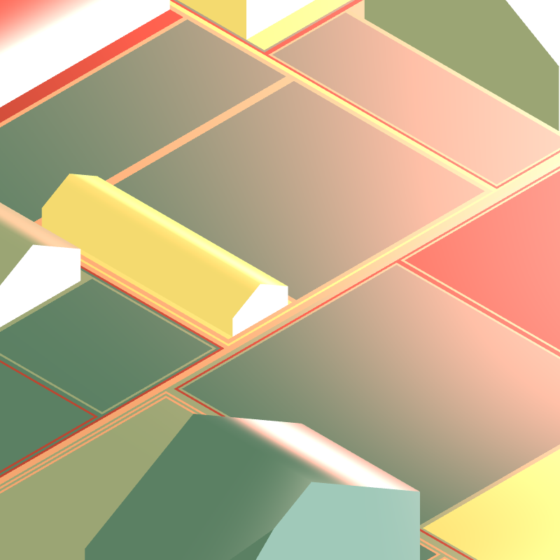 Geometric city #107 static NFT preview