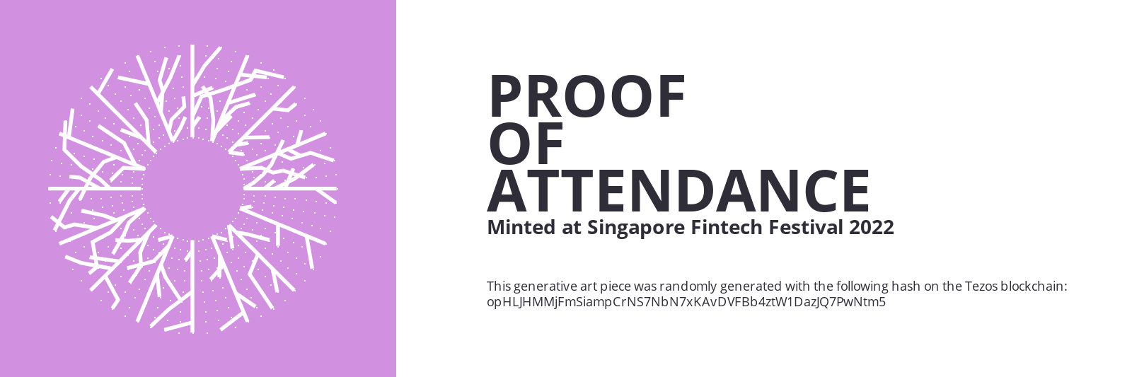 SFF2022 Proof of Attendance Token #1919 static token preview