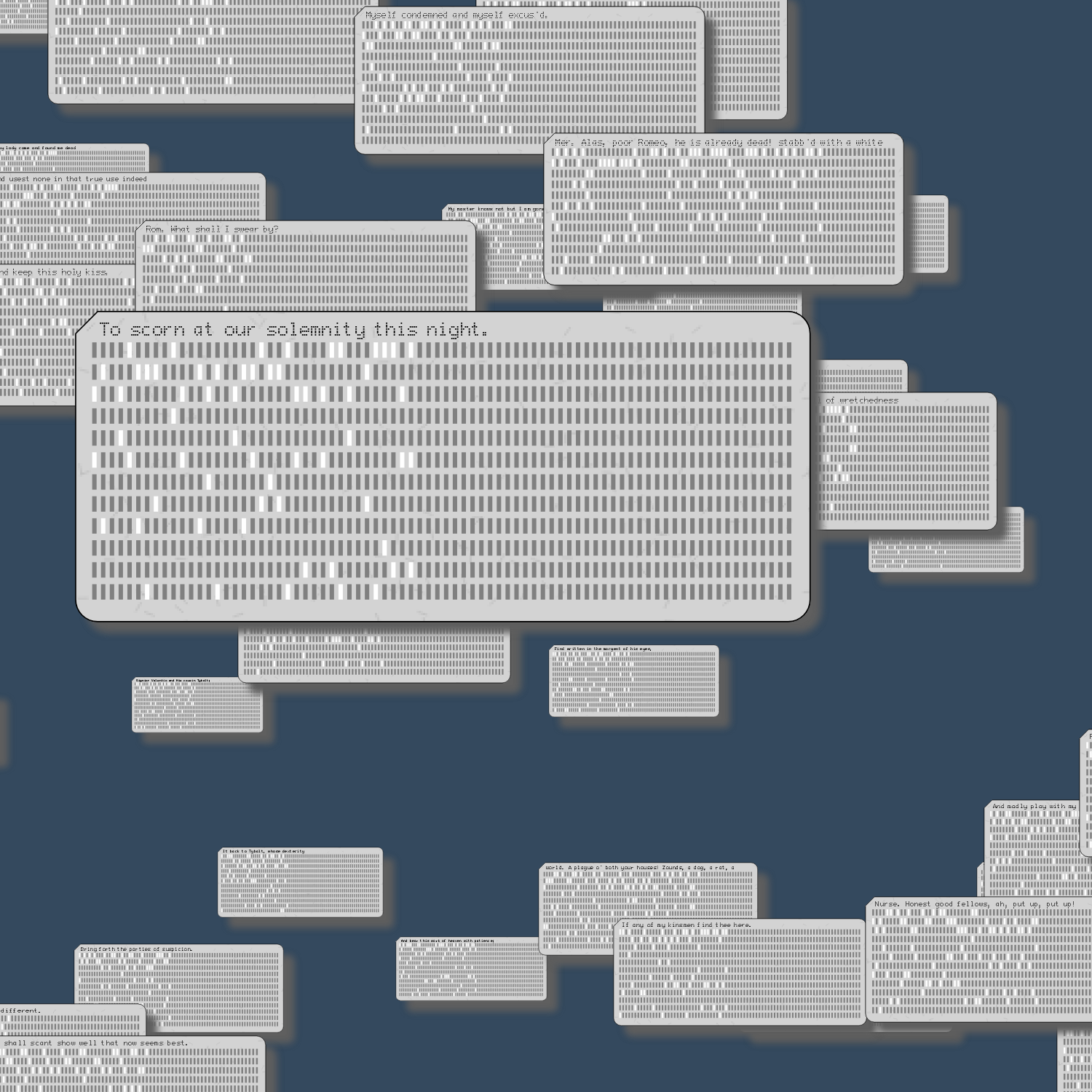 Romeo and Juliet on Punched Cards (Free) #56 static NFT preview
