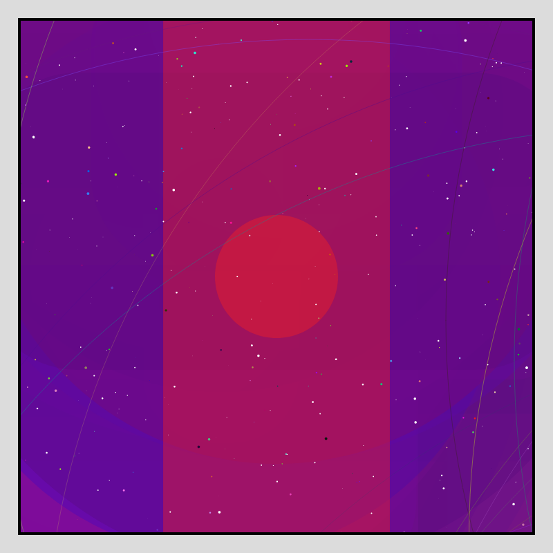 Color Field Starry B #196 static token preview