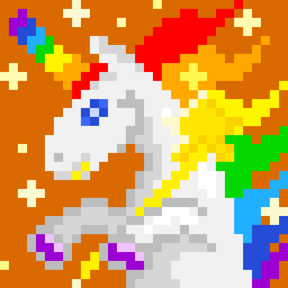 Unicorn #1258 static NFT preview