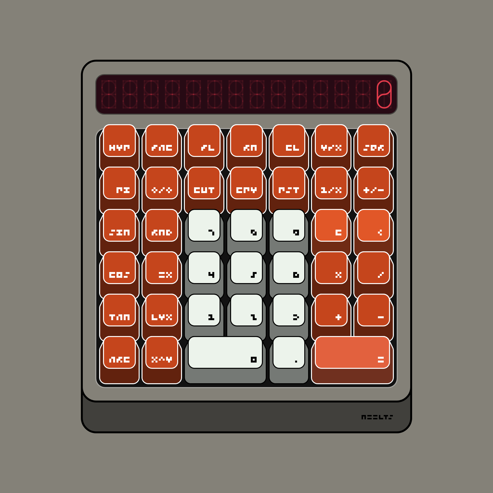 Tiny Devices #A: Calculator #117 static NFT preview