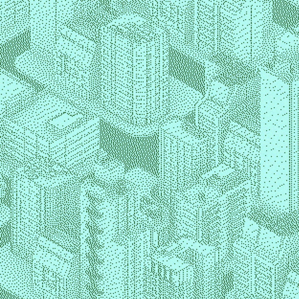Pointillism: Tokyo #102 static NFT preview