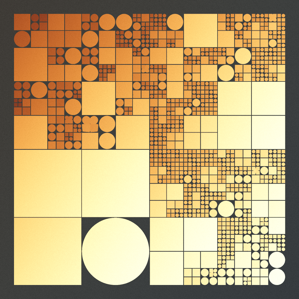 Grid Subdivision I #201 static NFT preview