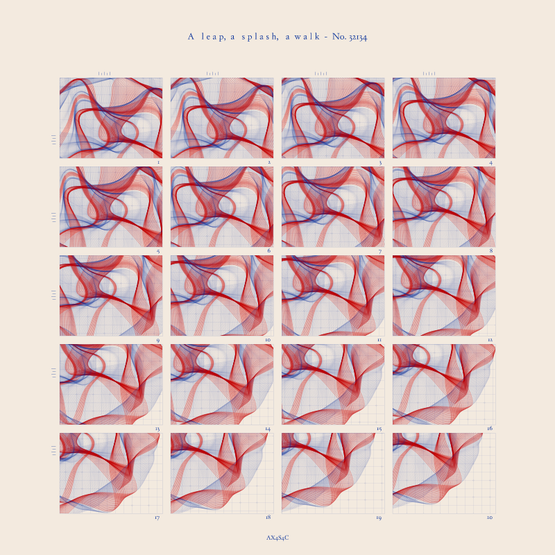 A leap, a splash, a walk #78 static NFT preview