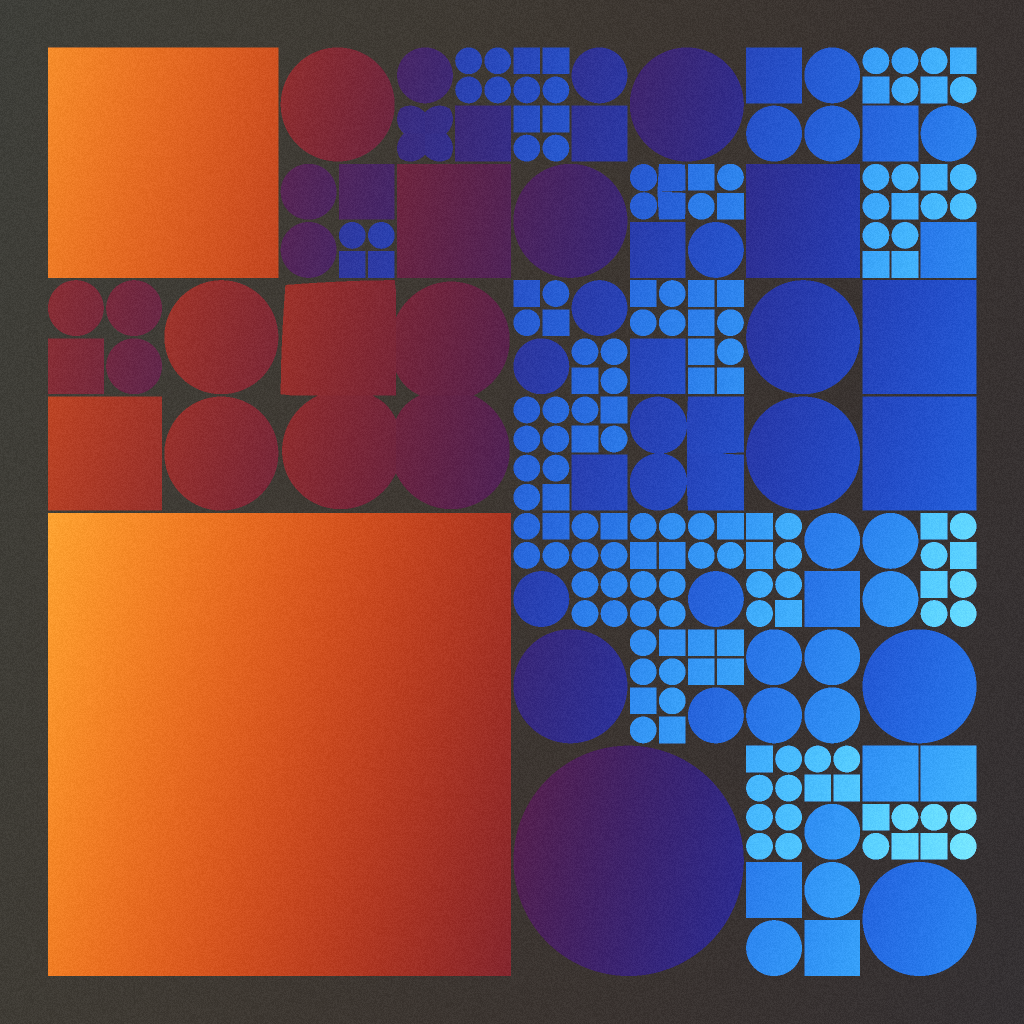 Grid Subdivision I #163 static NFT preview