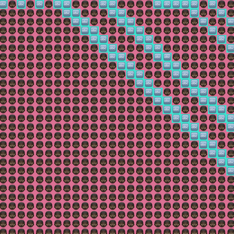 Elementary Cellular Emoji Automata #861 static NFT preview