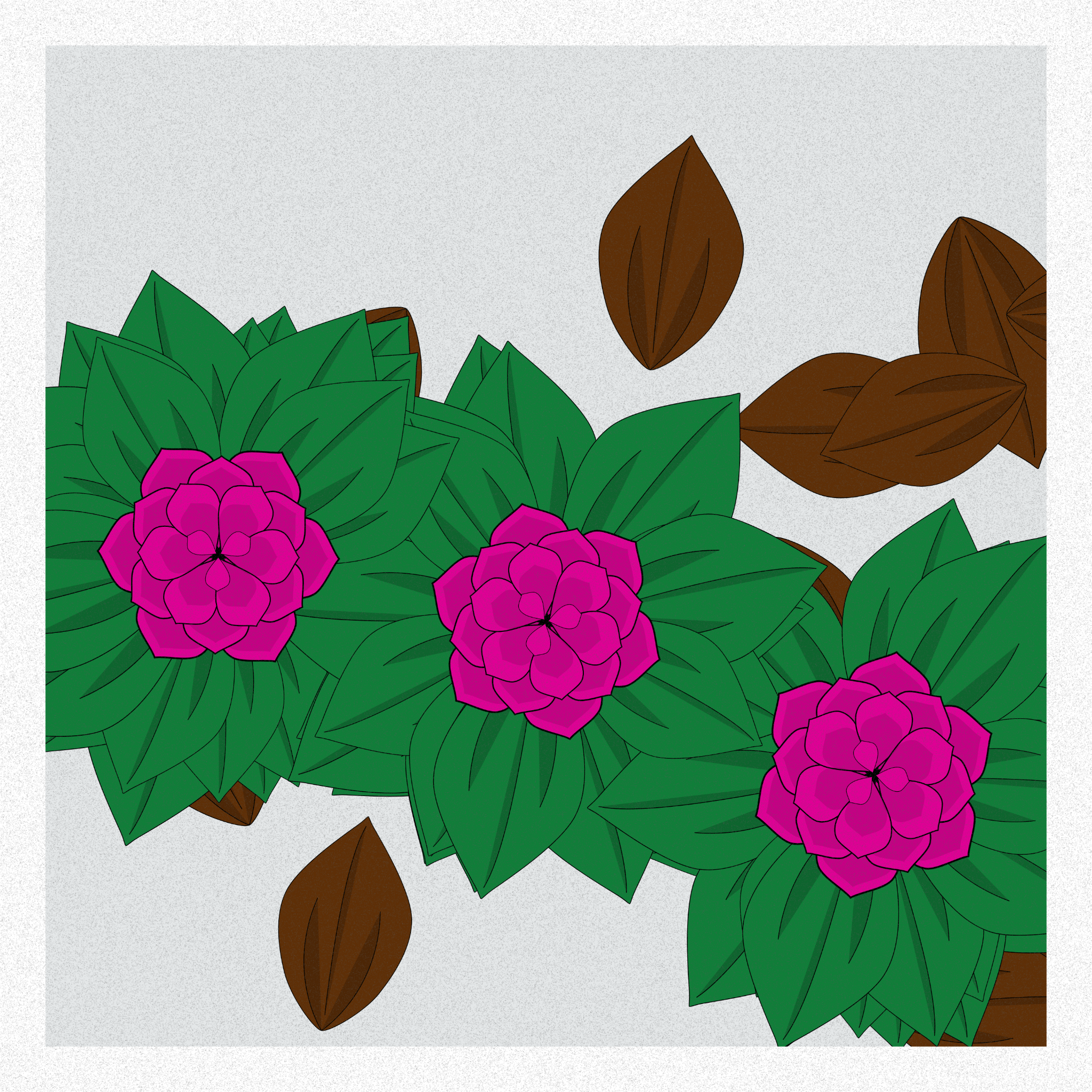 Flowers #161 static NFT preview