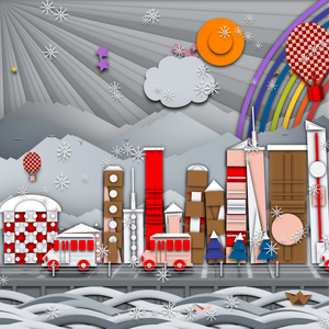 Paper Art 2.5D project preview