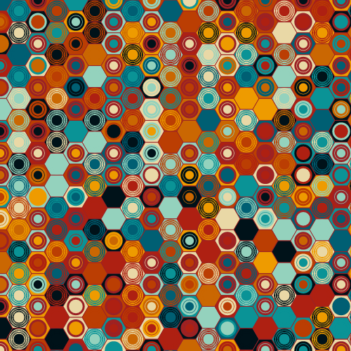 Hexagons #43 static NFT preview