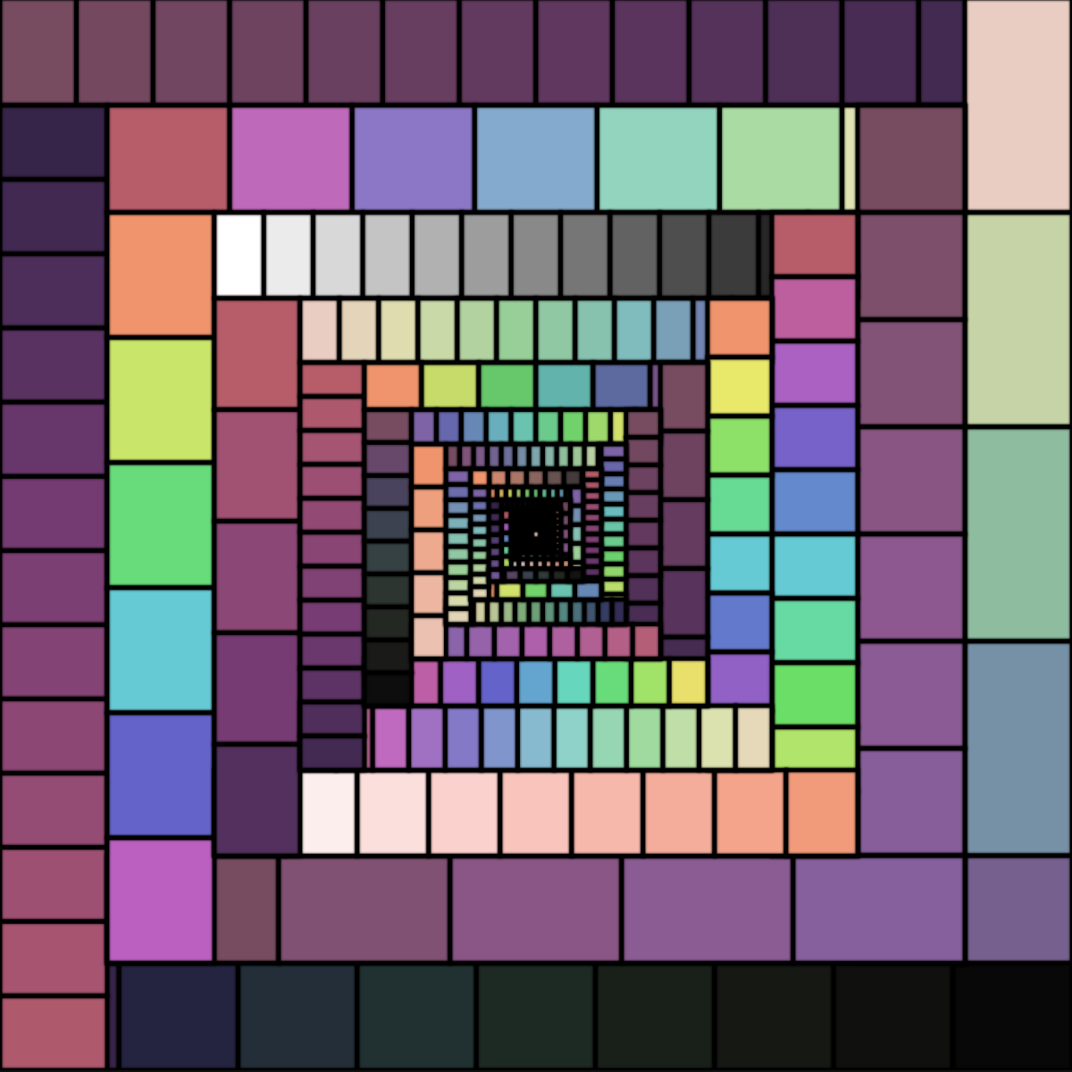 Tunnel light #24 static NFT preview