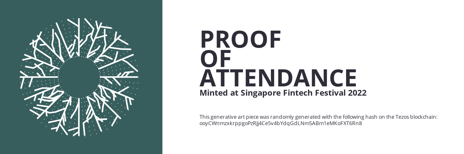 SFF2022 Proof of Attendance Token #1250 static token preview
