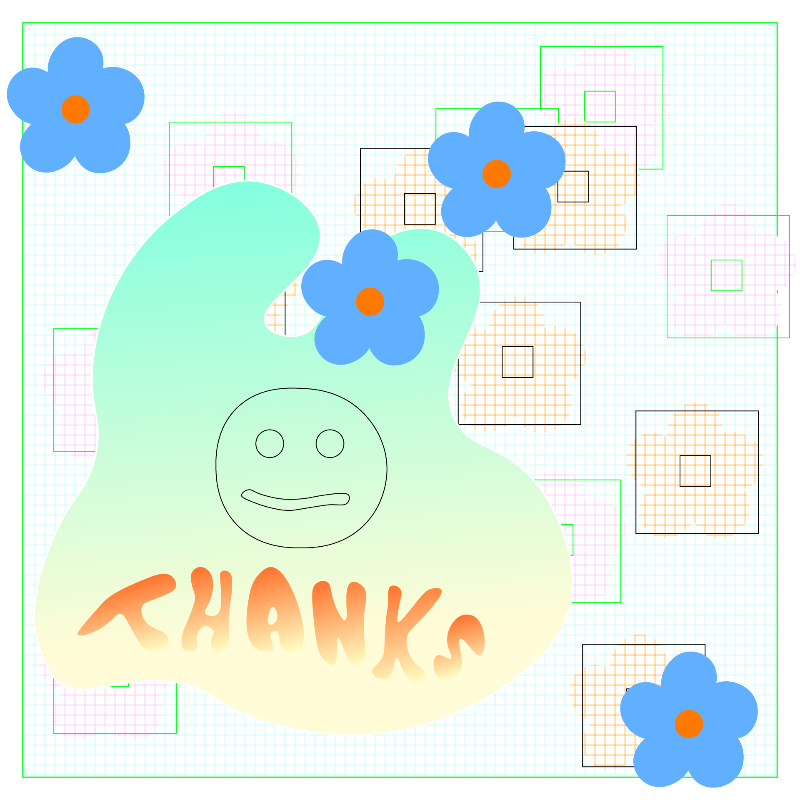 thanks bag and flowers #59 static NFT preview