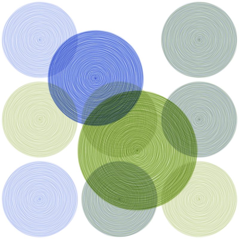 Brushed Circles #155 static token preview