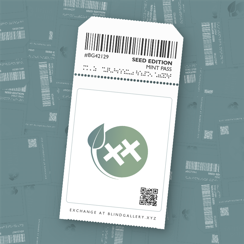 Blind Gallery Mint Pass (Seed Edition) #766 static NFT preview