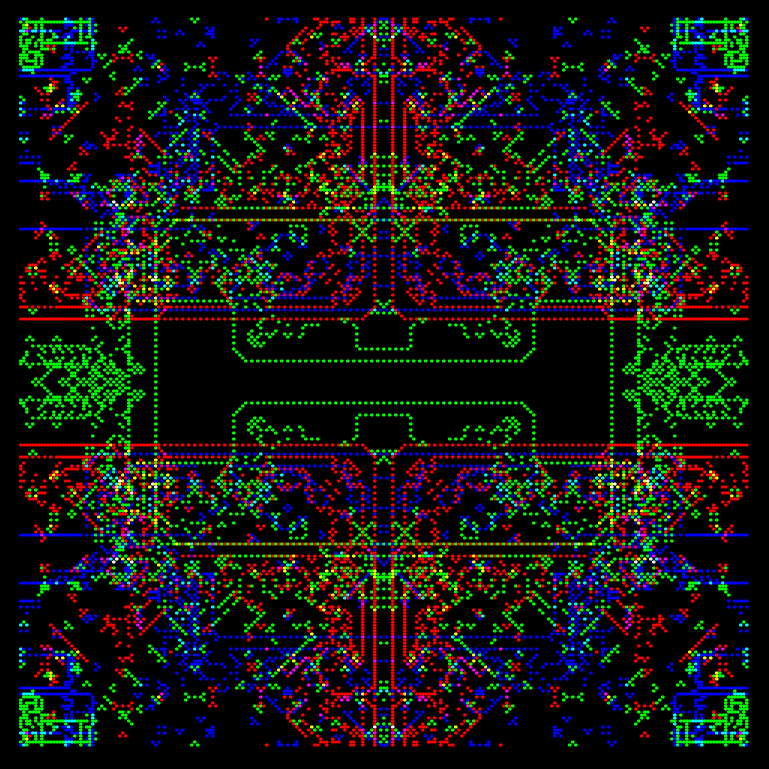 octomatonRGB #64 static NFT preview