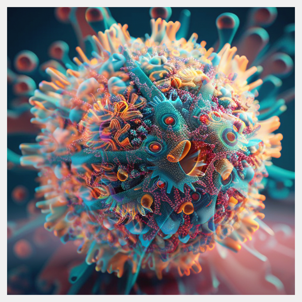 Viral Refraction #30 static NFT preview