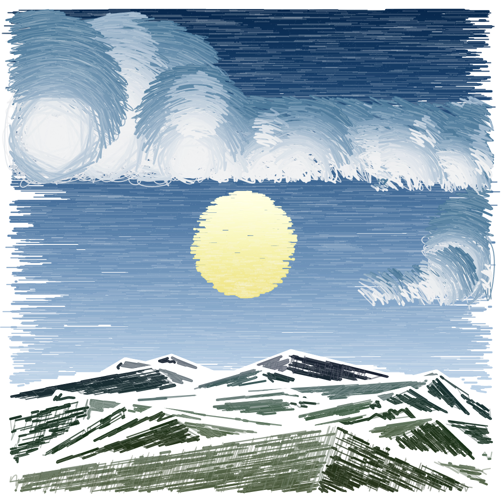Mount Doodle #168 static token preview