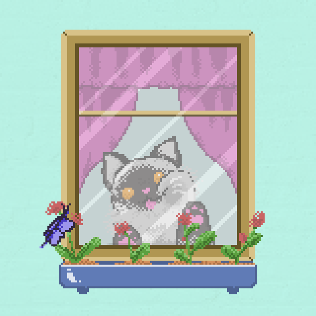 Window Catz #3 static NFT preview