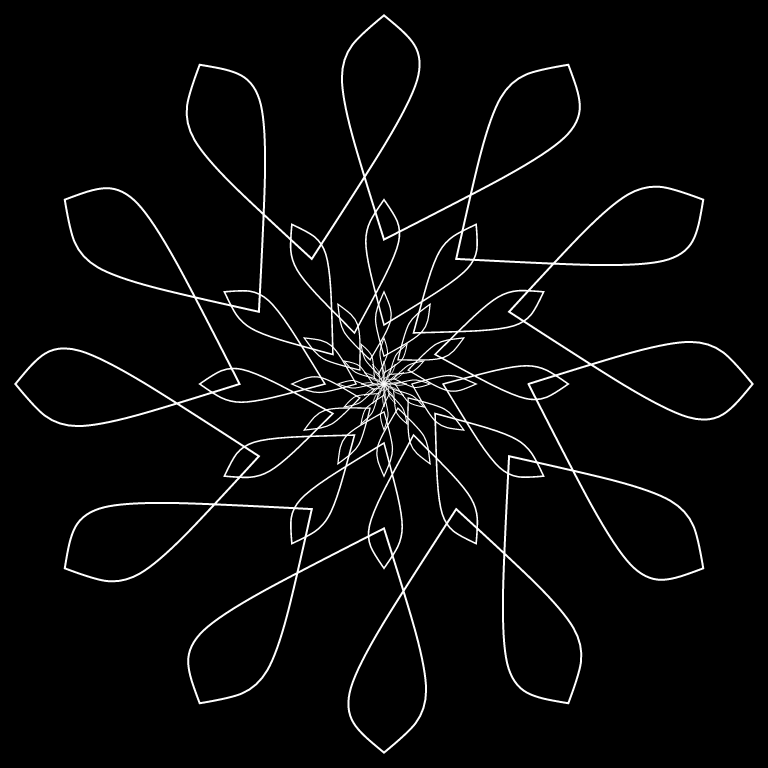 bezier symmetry #16 static NFT preview