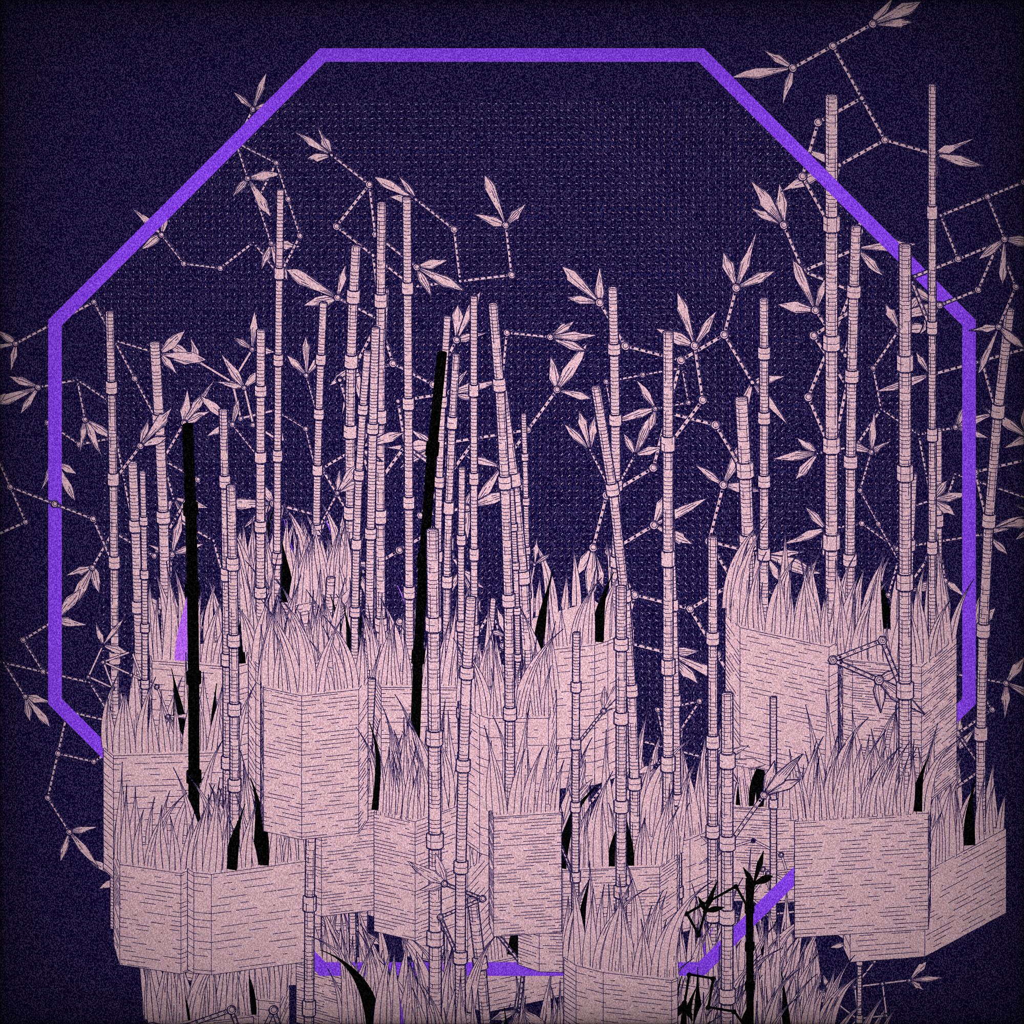 Mecha-Bamboo #37 static NFT preview