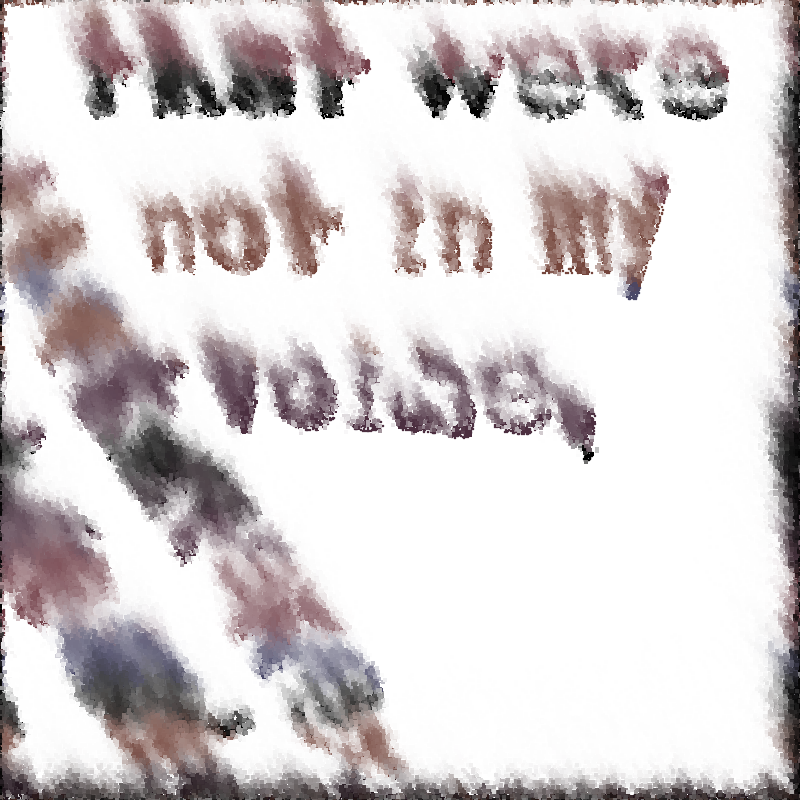 THE WORD AFTER US: An AI poetry unreading #345 static token preview