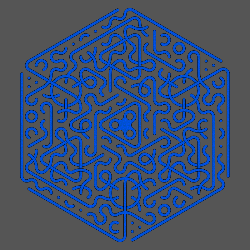 Threefold Symmetry - Dark Variations #363 static token preview