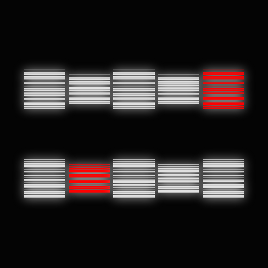 barcode(fxhash) #128 static token preview