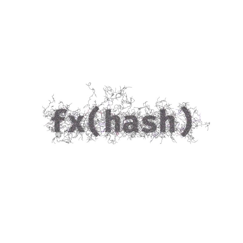 FXHASH Generative Logo #53 static token preview