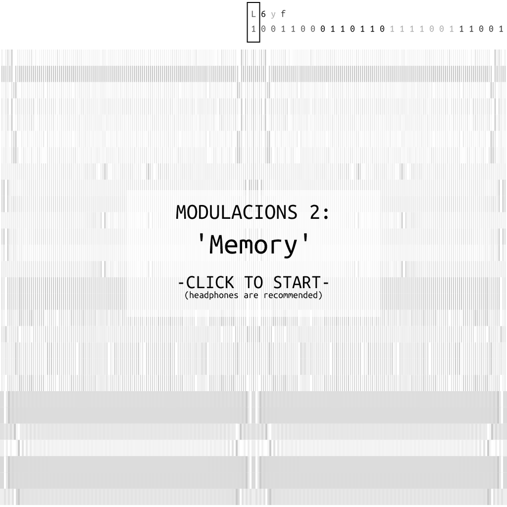 Modulacions 2: 'Memory' (audio) #110 static NFT preview