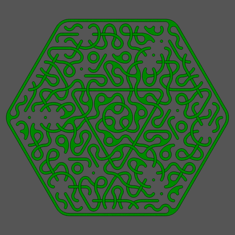 Threefold Symmetry - Dark Variations #148 static token preview