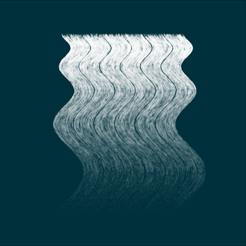 falling water #36 static NFT preview