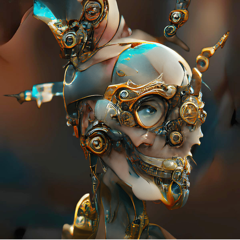 SkeleSteamPunx #176 static NFT preview