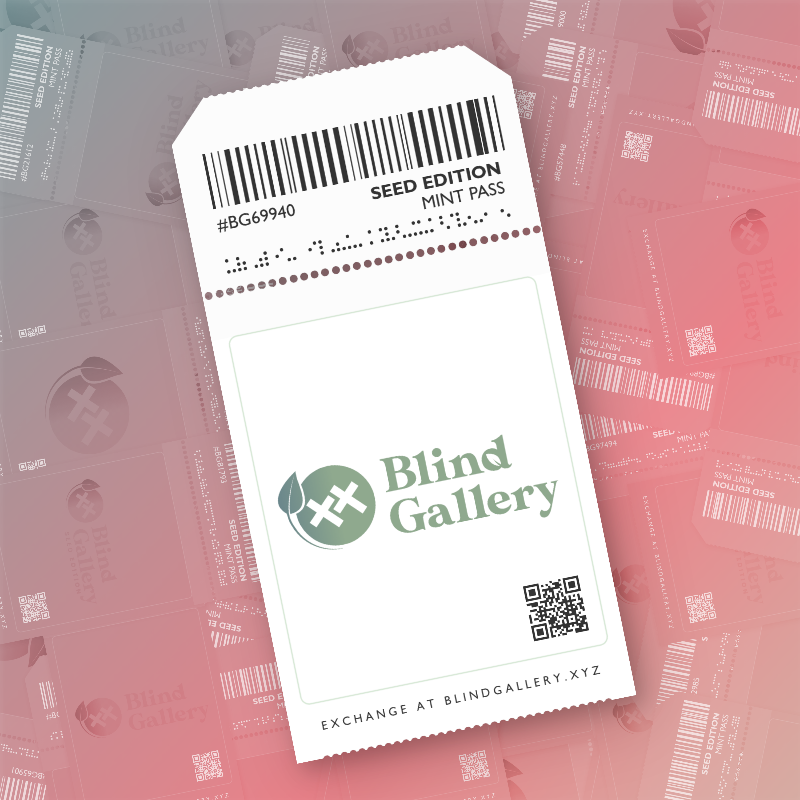 Blind Gallery Mint Pass (Seed Edition) #378 static NFT preview