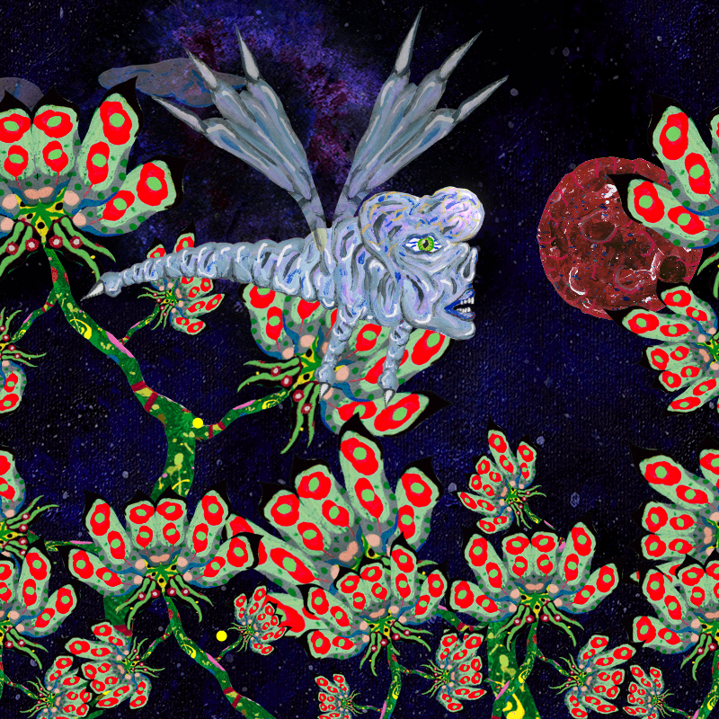 Fireflies and Flower Gardens #137 static token preview