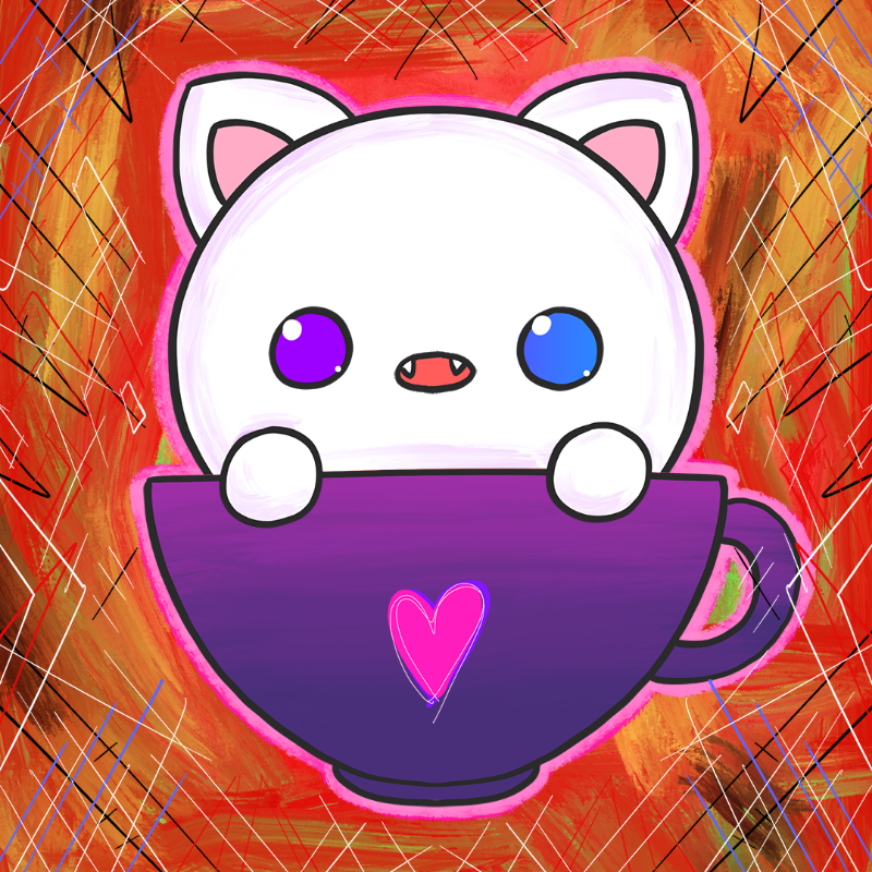 Cupkitties #85 static token preview