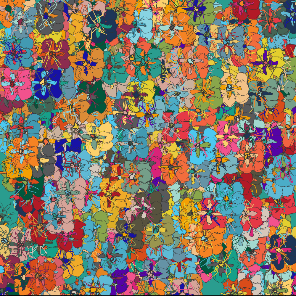 Floral Cacophony #17 static token preview