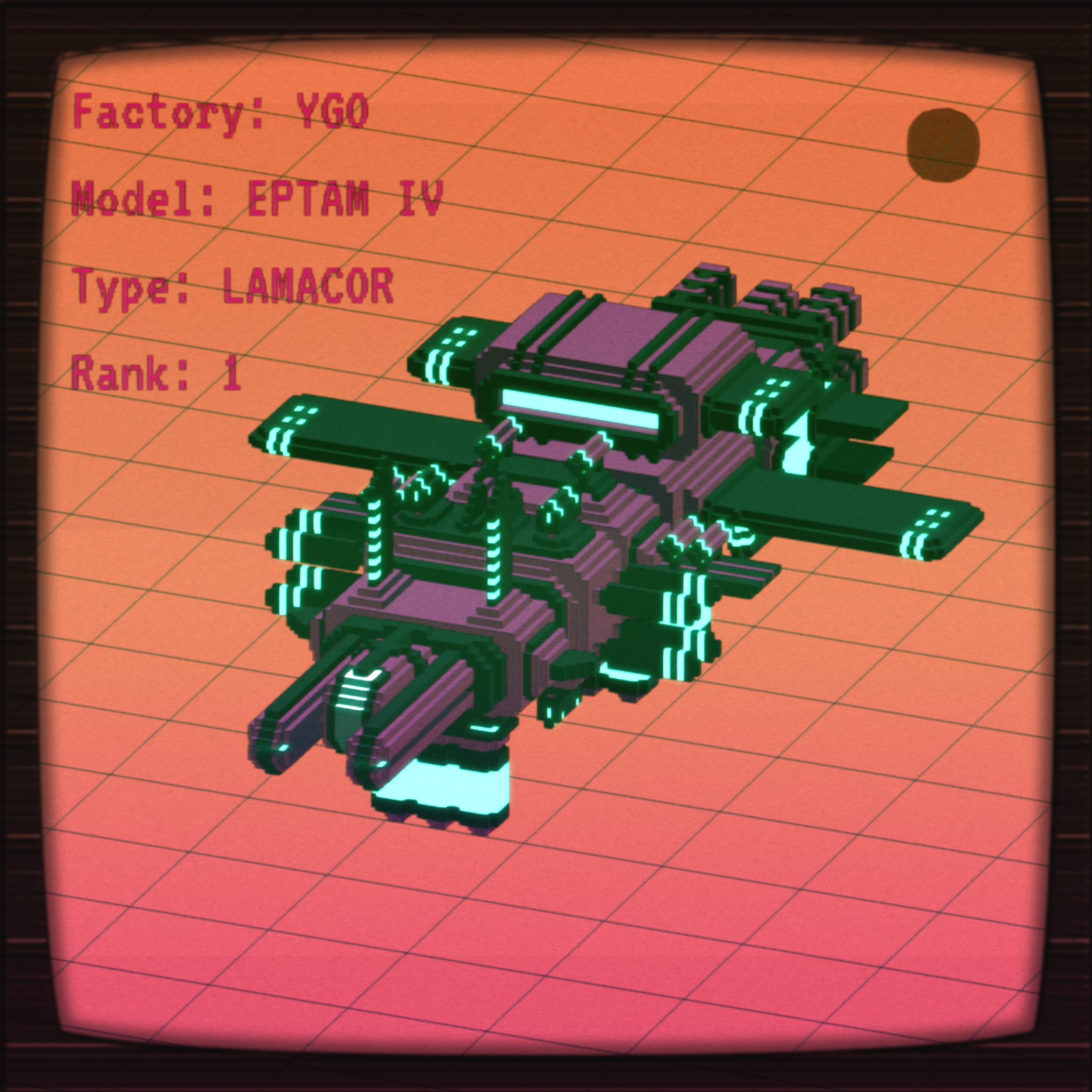 Spaceship Fair Rodeo #21 static token preview