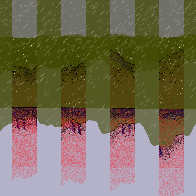 Glitched Mountains GT #10 static token preview