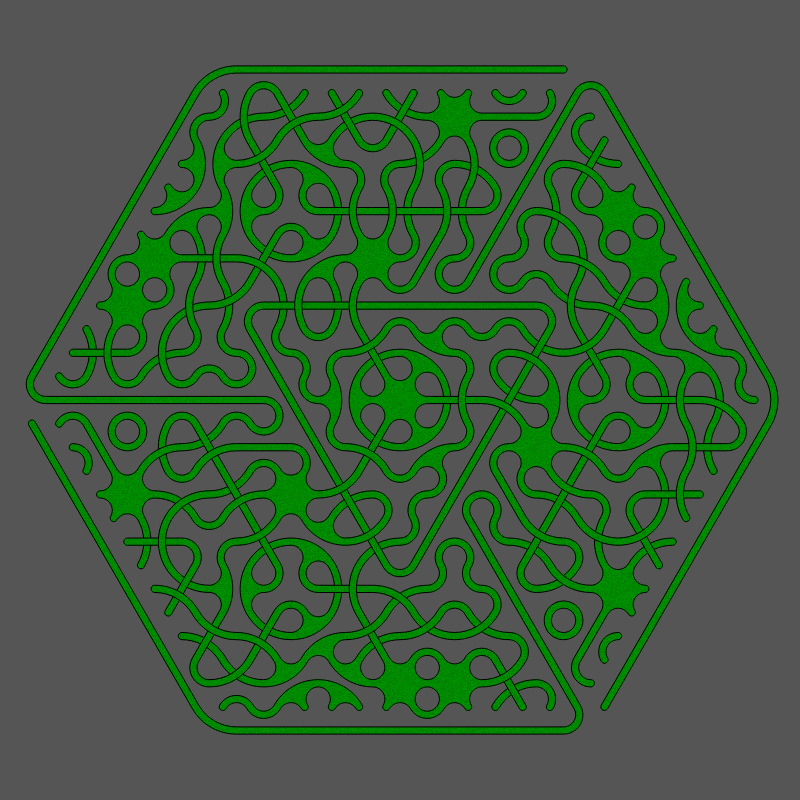 Threefold Symmetry - Dark Variations #452 static token preview