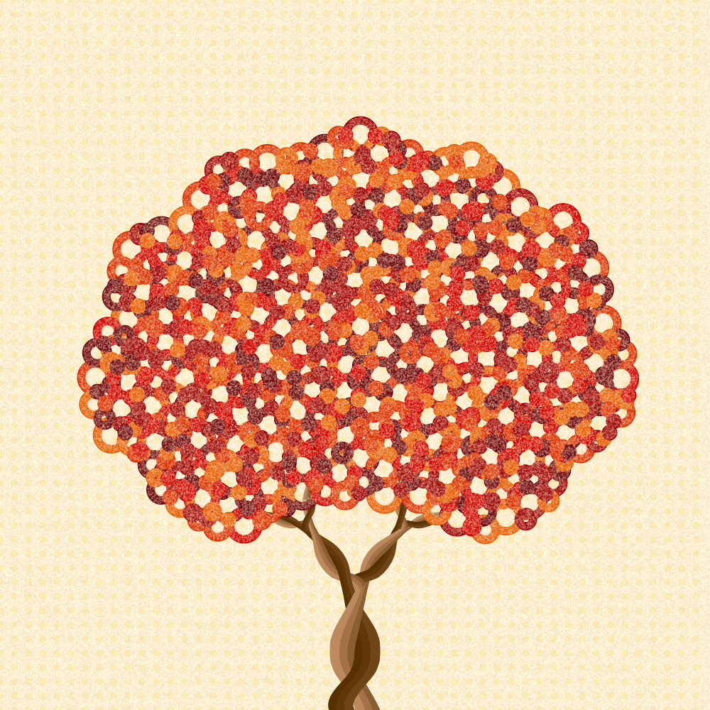 AUTUMN TREE #54 static token preview