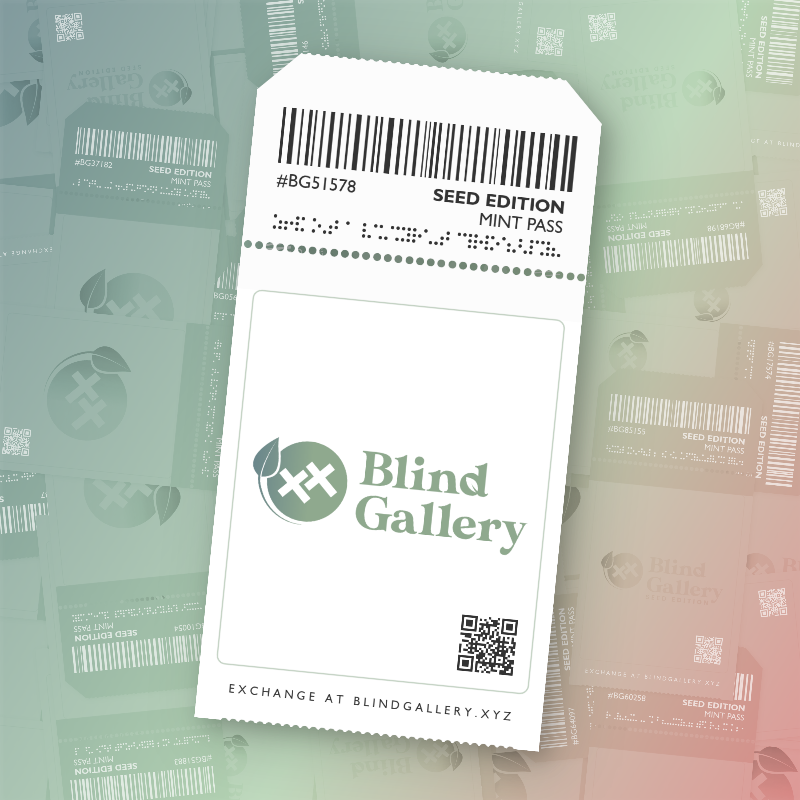 Blind Gallery Mint Pass (Seed Edition) #790 static NFT preview