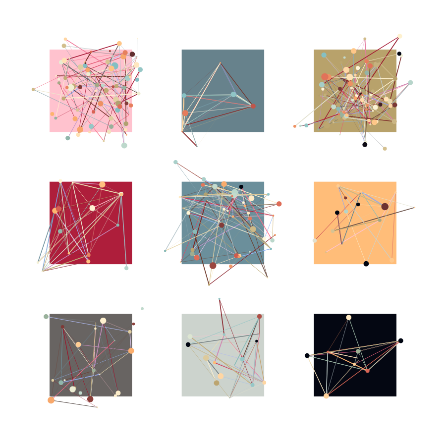 Atom Grid #134 static NFT preview