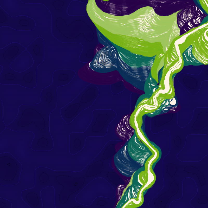 Meander River Plot v1 #45 static NFT preview