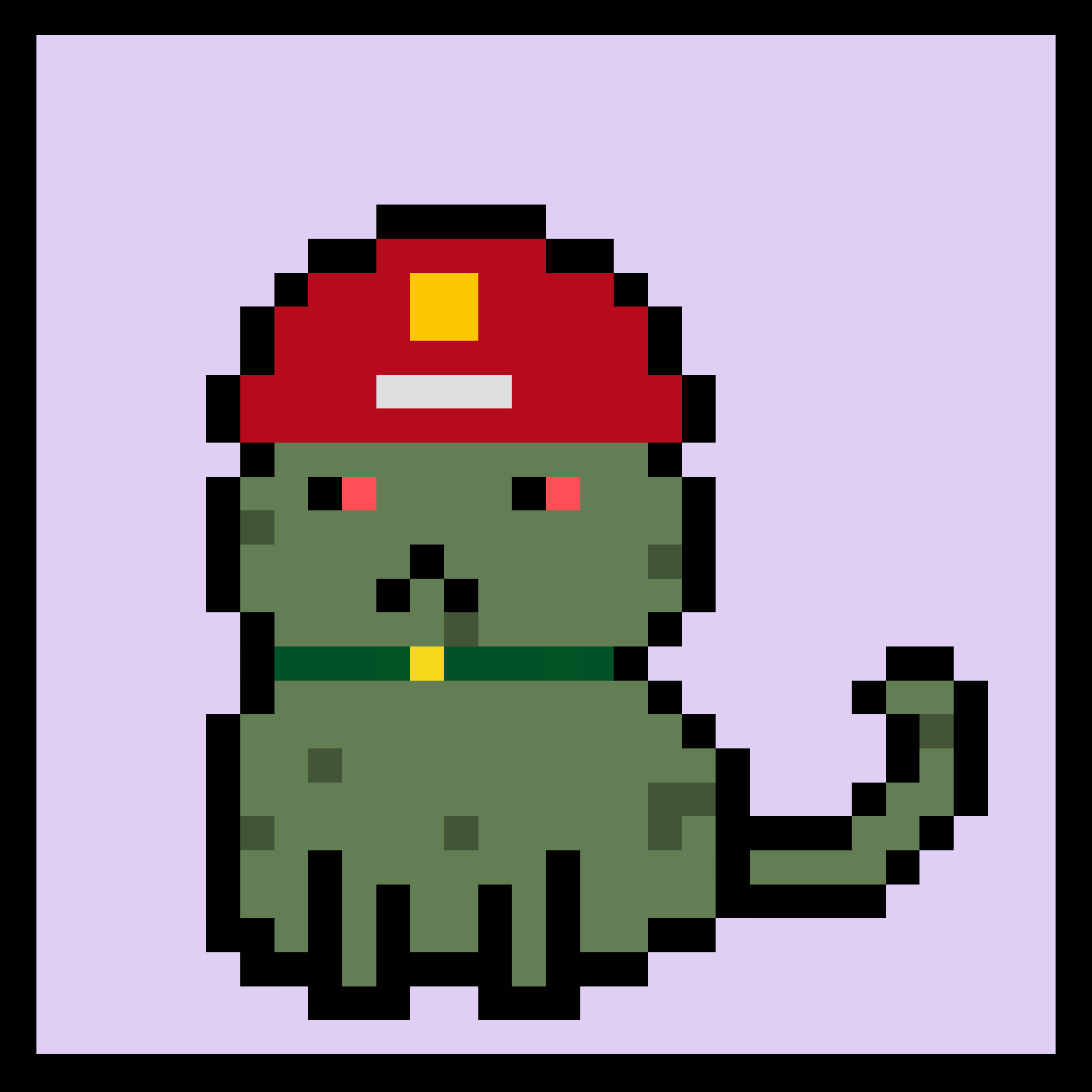Lazy Kitties #1598 static NFT preview