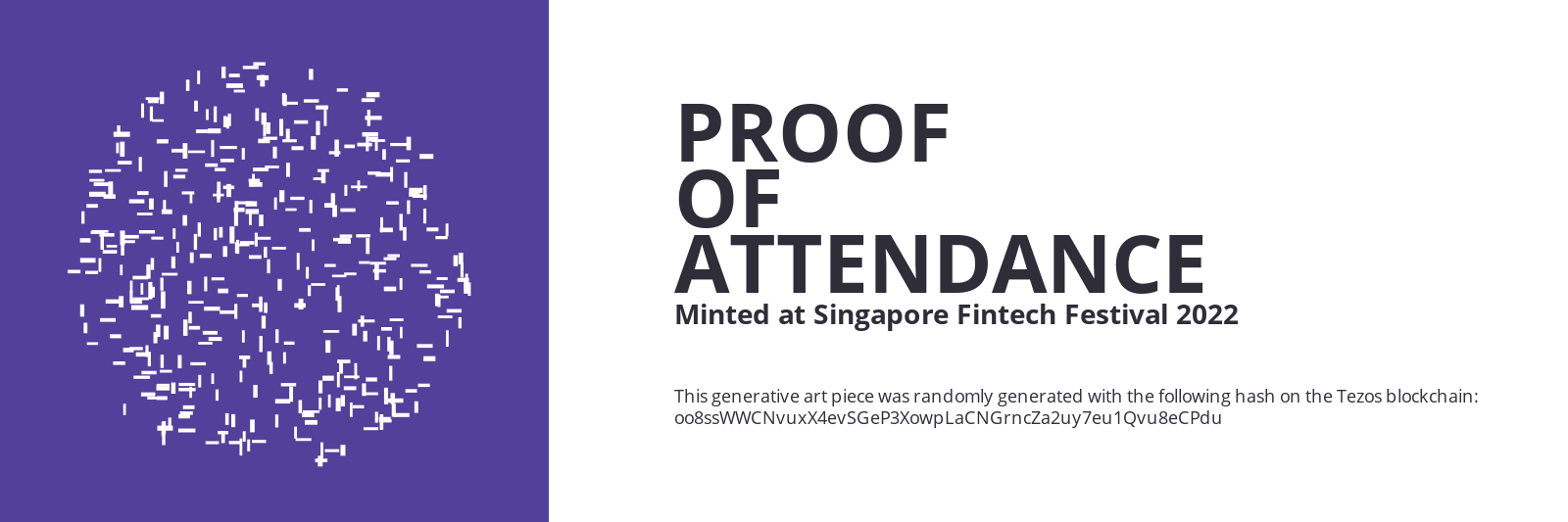 SFF2022 Proof of Attendance Token #2215 static token preview